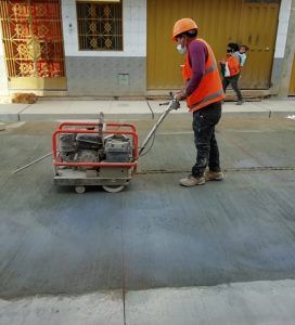 Servicio de construcción de pavimento
